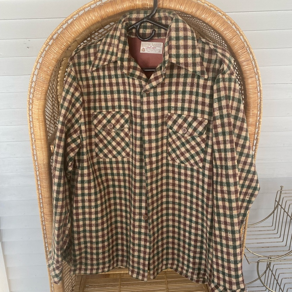 Vintage country classics wool blend flannel
